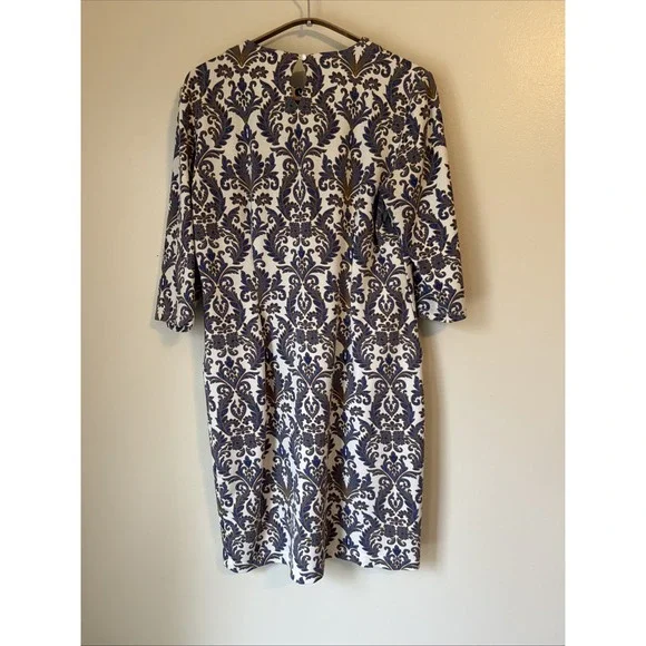 J. McLaughlin Catalina Cloth Dress Womens Size M Preppy Stretch Coastal Vacation - Picture 10 of 10